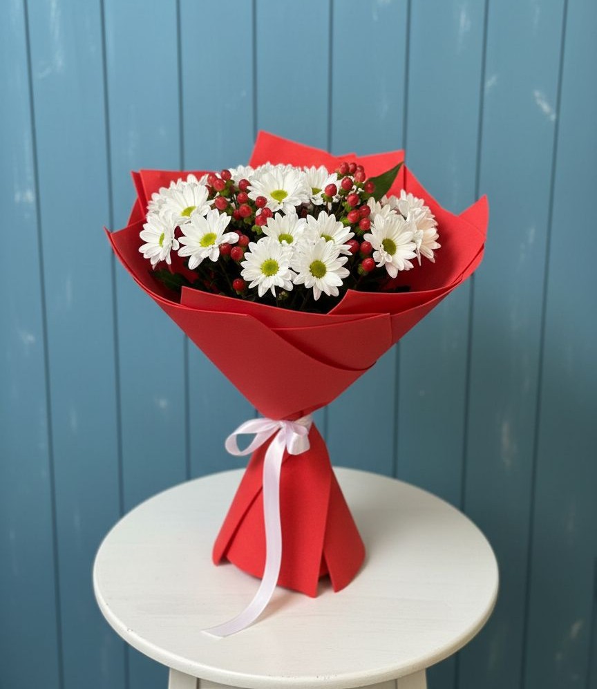 Букет цветов из: Хризантемы в Верее