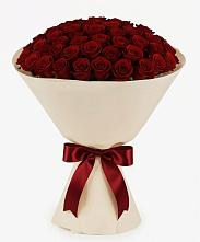 Букет 101 Бордовая роза Блэк Бакарра в Верее