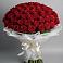 Букет 101 Красная роза Блэк Мэджик в Верее