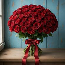Букет Красные розы Блэк Меджик в Верее
