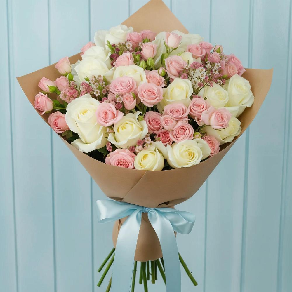 Букет цветов из: Розы в Верее