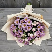 Букет цветов из:  Розы и Хризантемы в Верее