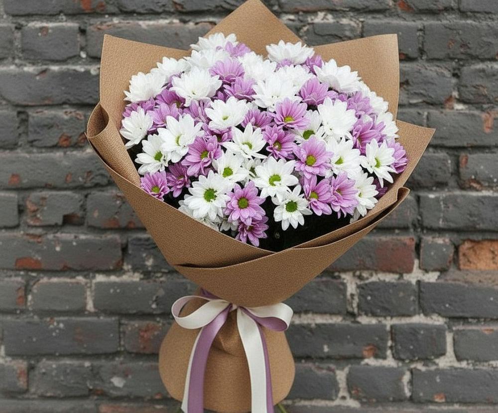 Букет цветов из: Хризантемы в Верее
