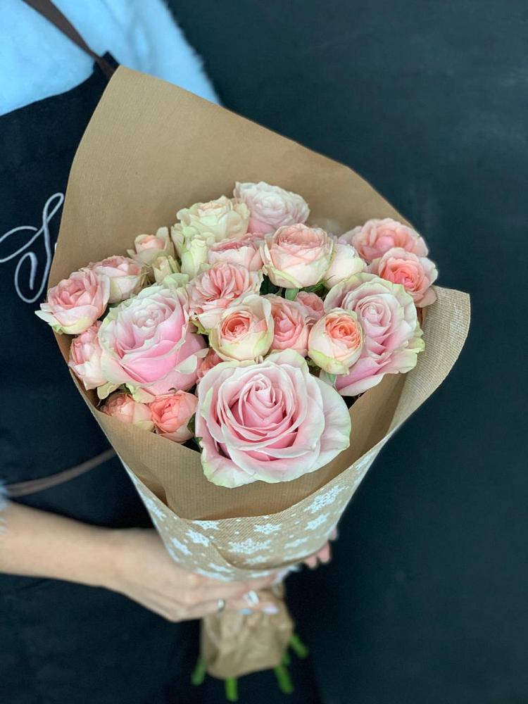 Букет цветов из: Хризантемы и Розы в Верее