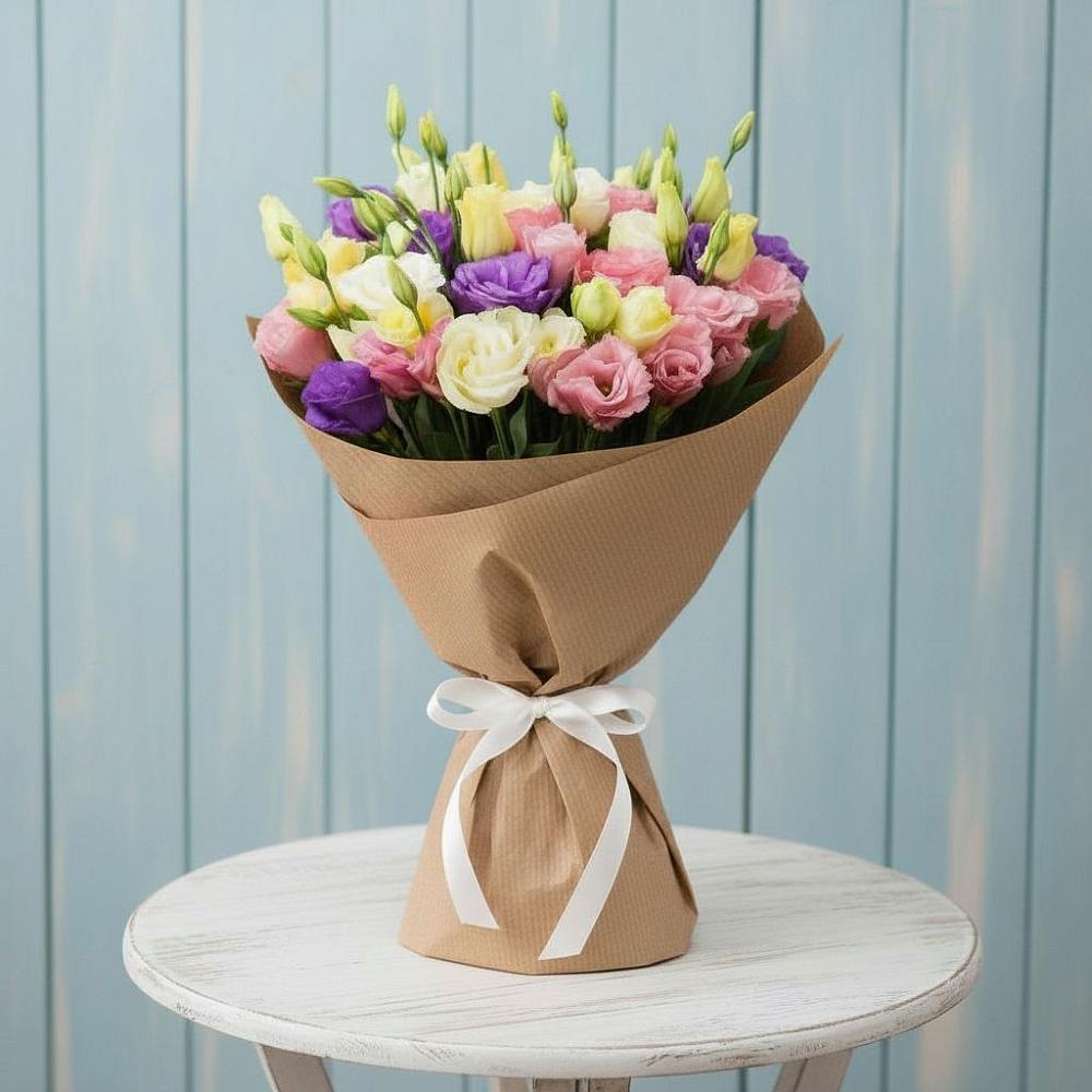 Букет цветов из: Лизиантусы в Верее