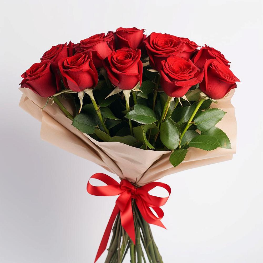 Букет 11 Красных роз Эдлесс Лав в Верее