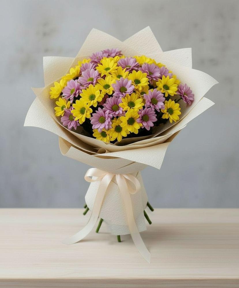 Букет цветов из: Хризантемы в Верее
